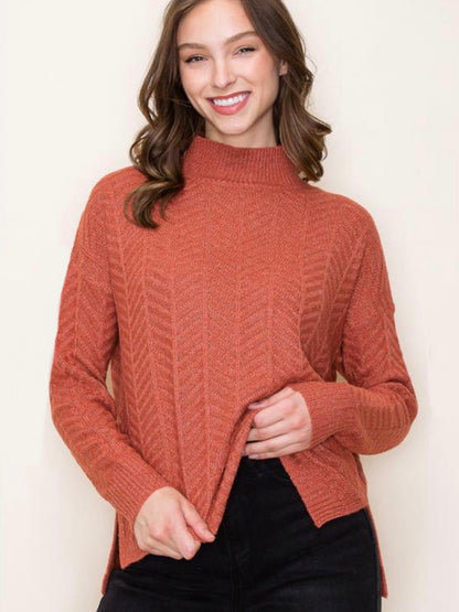 Elyse Sweater - Light Rust