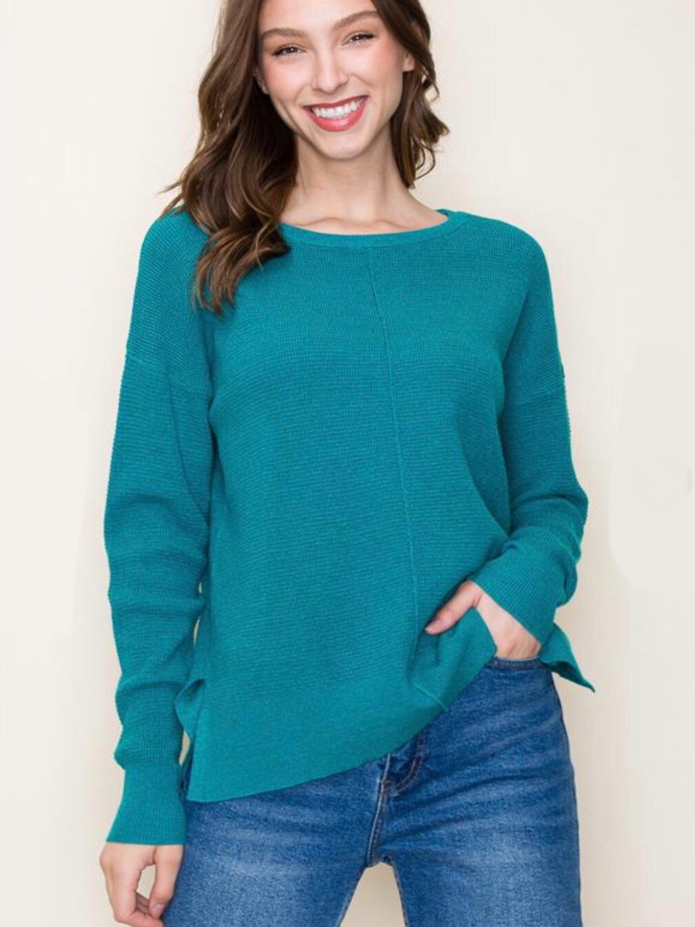 Harmoni Sweater - Teal