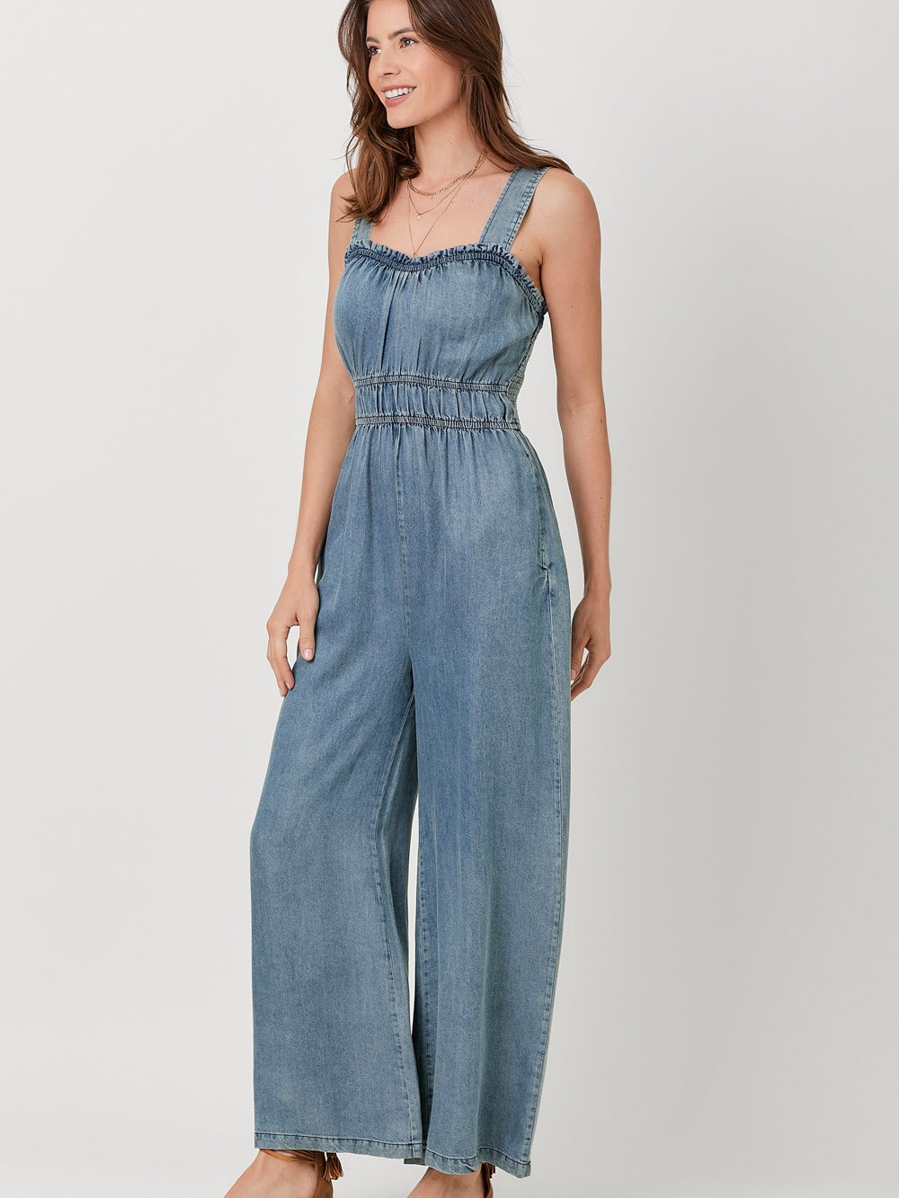 Sariyah Jumpsuit- Denim Blue