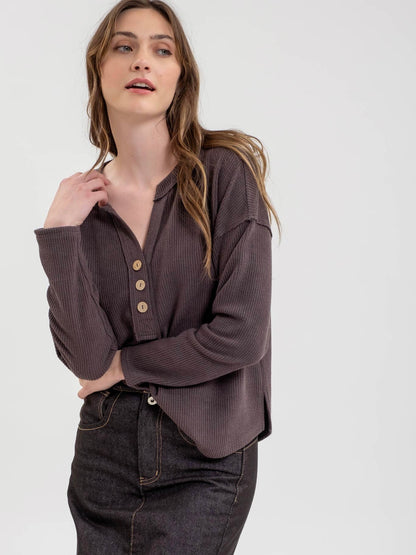 Sophie Top - Charcoal