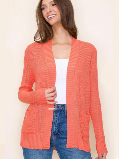 Rivka Cardigan - Coral