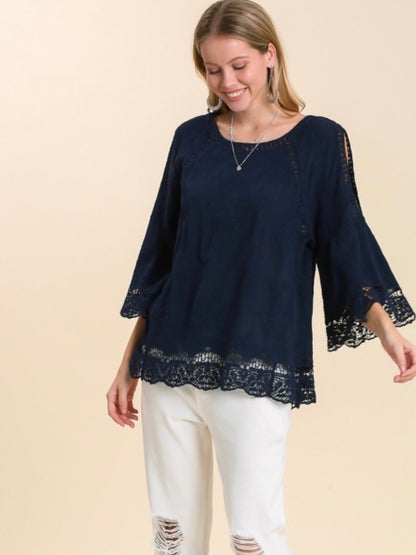 Kynlee Top - Navy