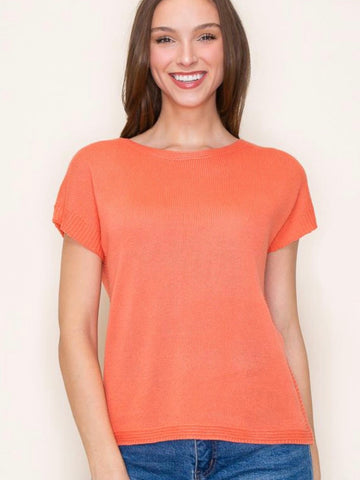 Zaria Sweater - Light Orange