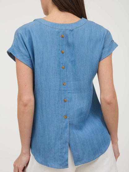 Elena Top - Chambray