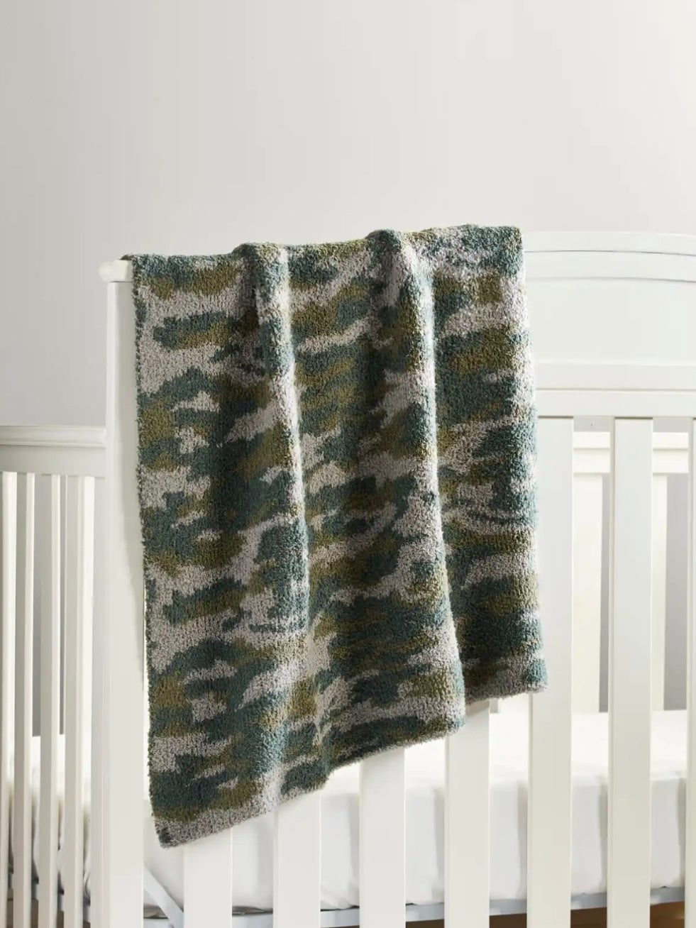 Chenille Camo Blanket