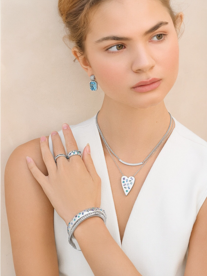 Brighton Love Message B Radiant Reversible Necklace