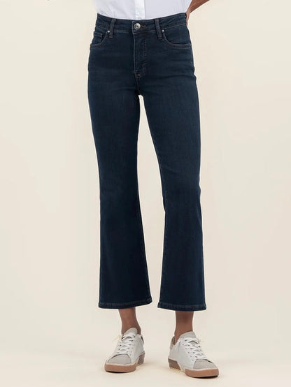 Kelsey High Rise Fab Ab Ankle Flare Regular Hem - Illustrate Wash