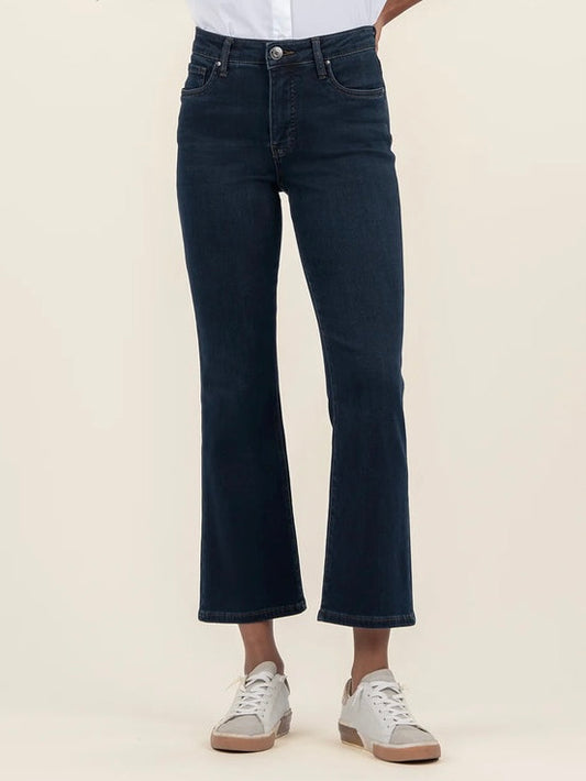 Kelsey High Rise Fab Ab Ankle Flare Regular Hem - Illustrate Wash