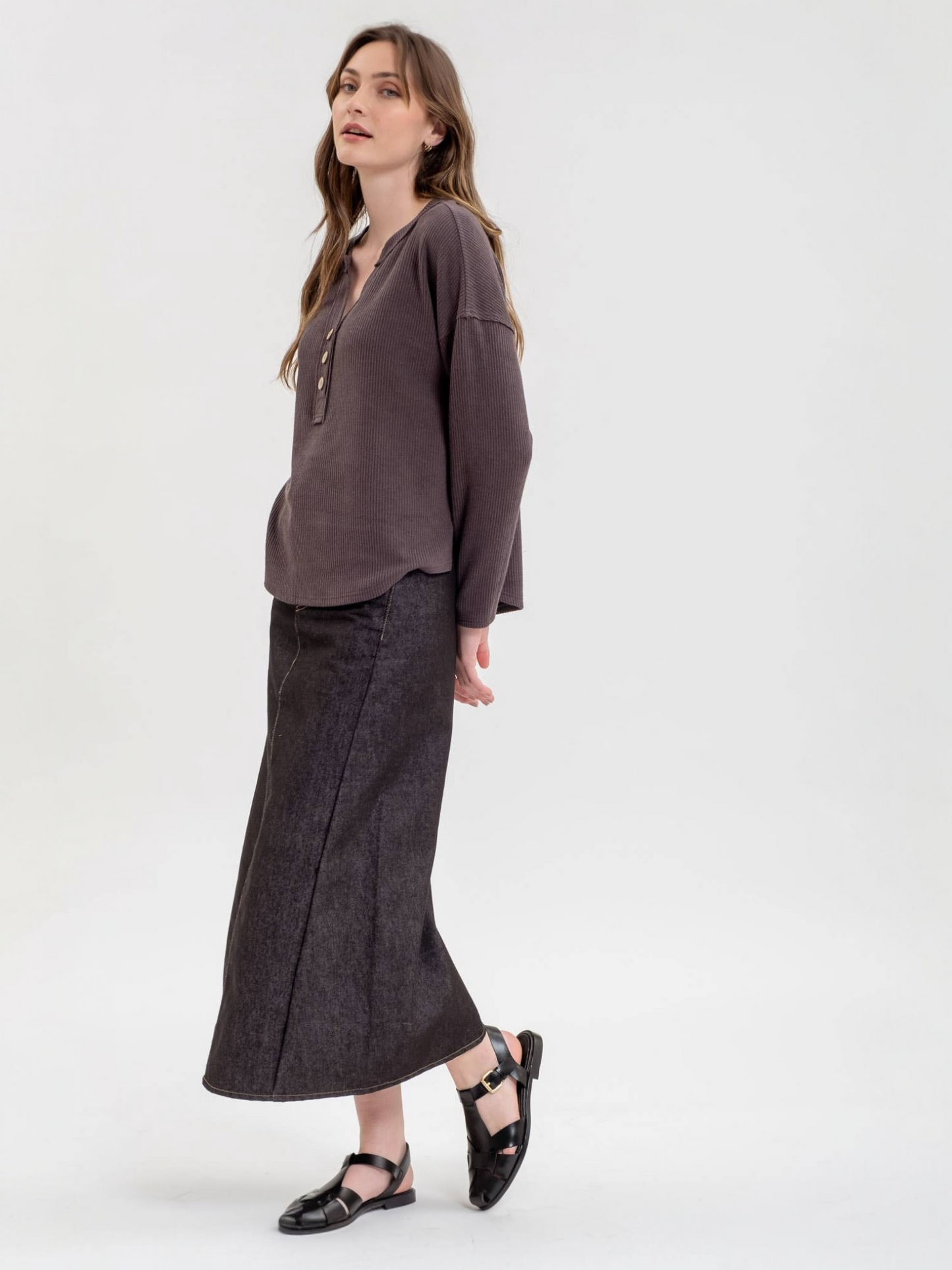 Sophie Top - Charcoal