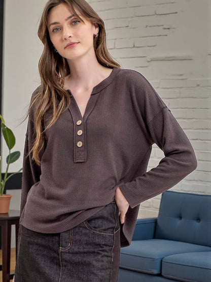 Sophie Top - Charcoal