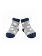 White Chenille Star Socks