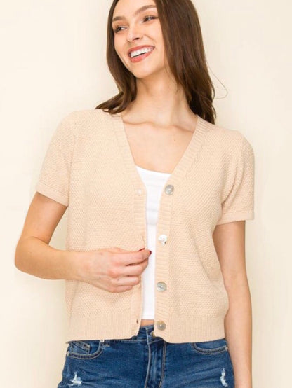 Miley Cardigan - Taupe