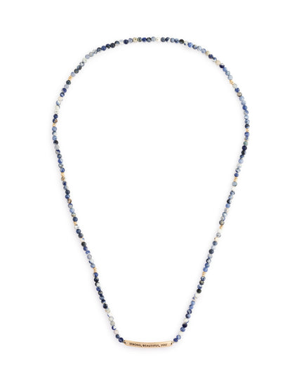 Strong, Beautiful You Necklace/Bracelet - Blue Mix