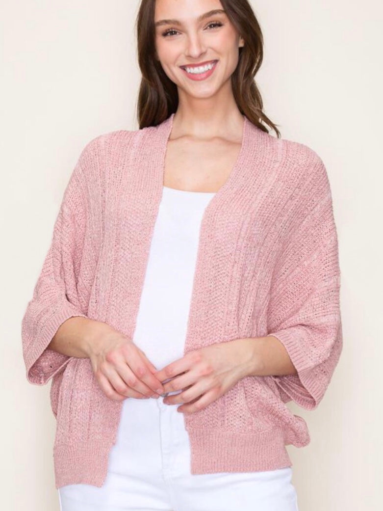 Oaklee Cardigan - Blush