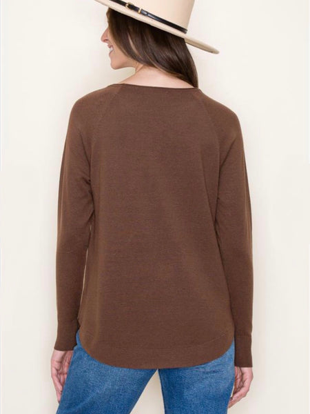 Chelsea Sweater - Dark Brown