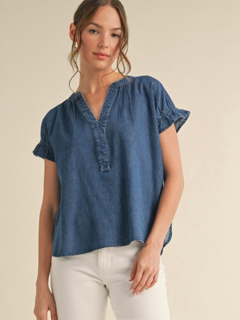 Isla Top - Denim