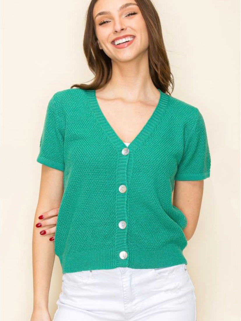 Miley Cardigan - Kelly Green