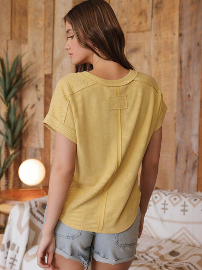 Zoe Top - Dusty Yellow