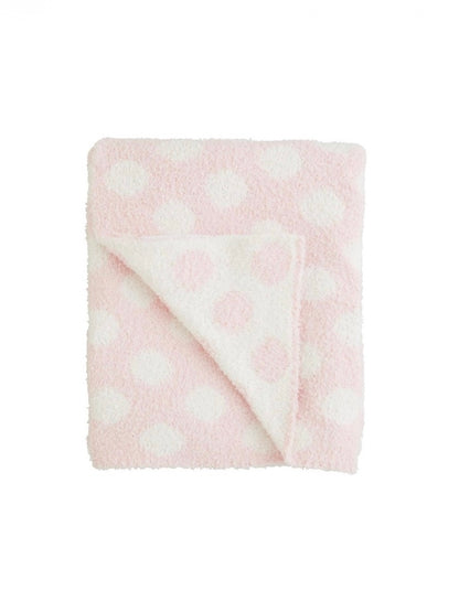 Polka Dot Chenille Blanket