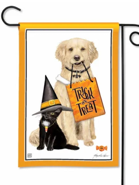 Tricks or Treats Garden Flag (Flag Stand Sold Separately)