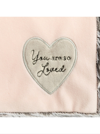 You Are So Loved Blanket - Pink