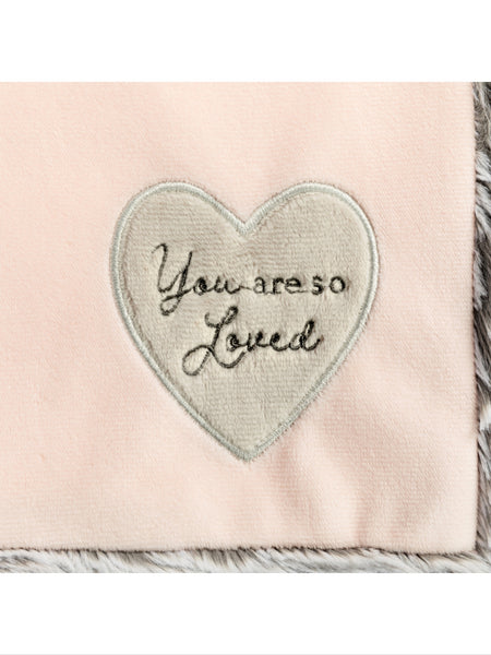 You Are So Loved Blanket - Pink