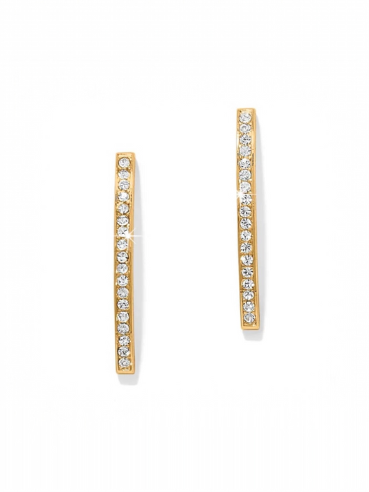 Brighton Meridian Geo Bar Post Earrings - Gold
