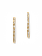 Brighton Meridian Geo Bar Post Earrings - Gold