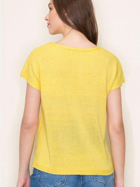 Zaria Sweater - Yellow