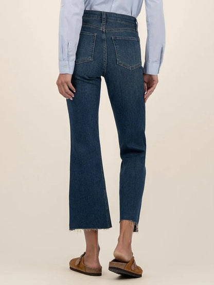 Kelsey High Rise Fab Ab Ankle Flare - Unusual Wash