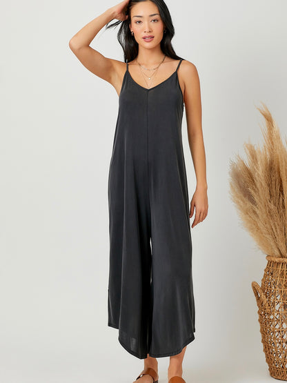 Averi Baggy Jumpsuit -Black