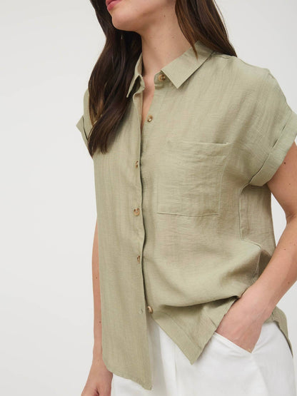 Hannah Top - Light Olive