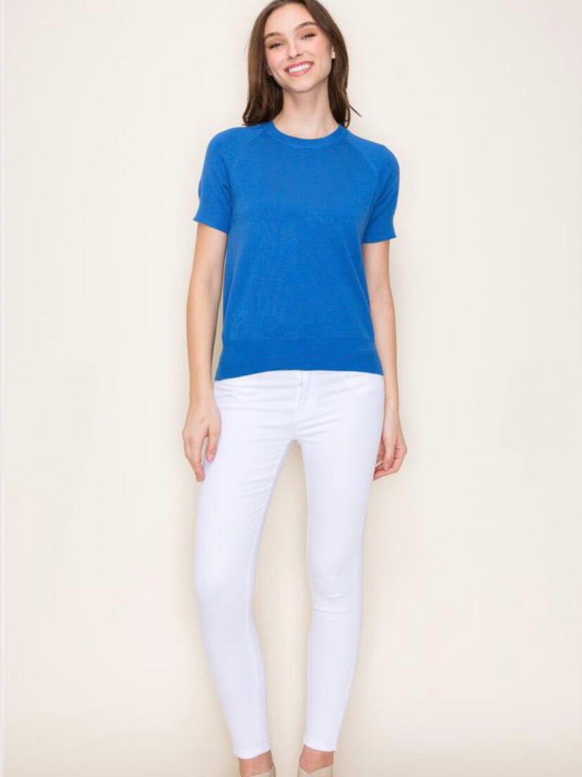 Haisley Sweater - Cobalt