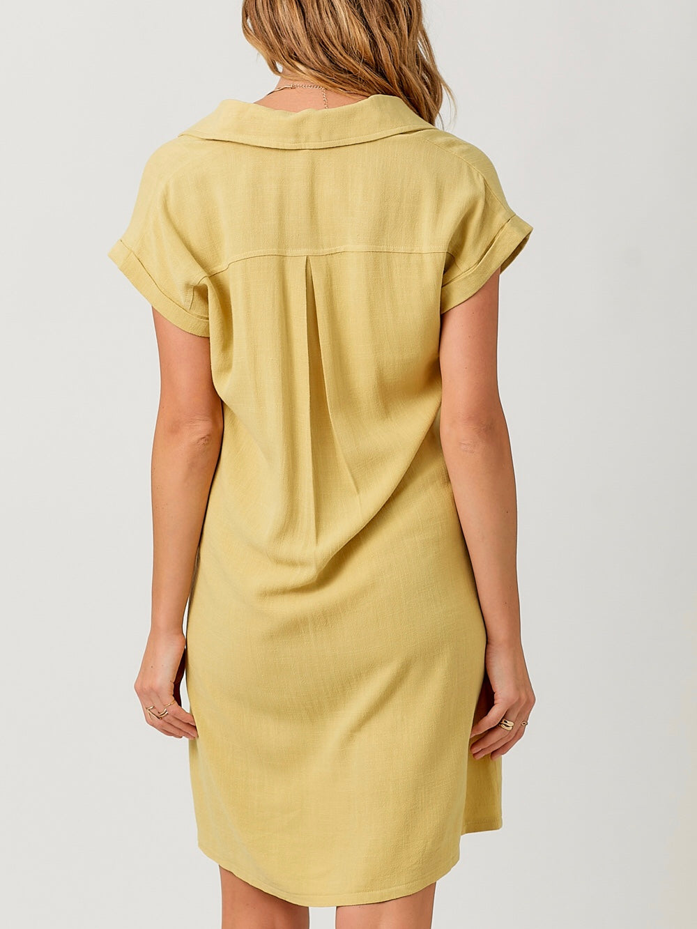 Amayah Dress - Custard Yellow