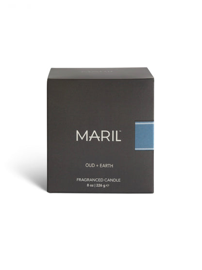 Maril 8 oz. Candle | Oud & Earth *Pickup Only Item