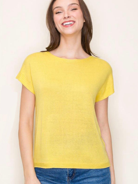 Zaria Sweater - Yellow