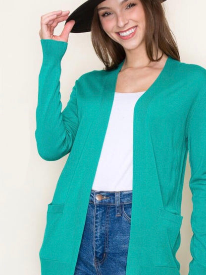 Salem Cardigan - Kelly Green