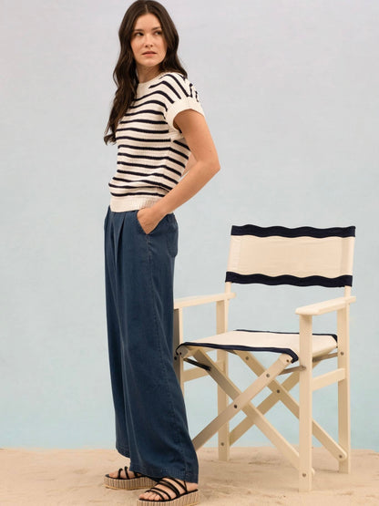 Riley Sweater Top - Black