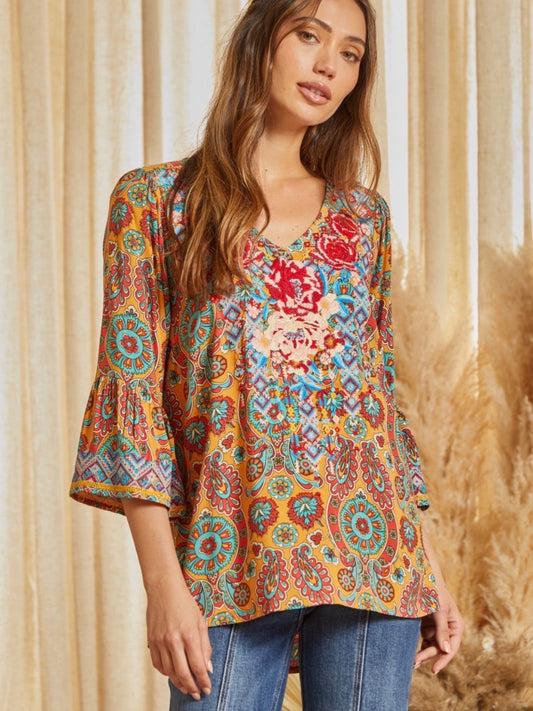 Ailani Top - Mustard