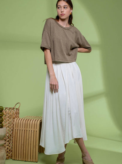 Eliana Top - Dusty Olive