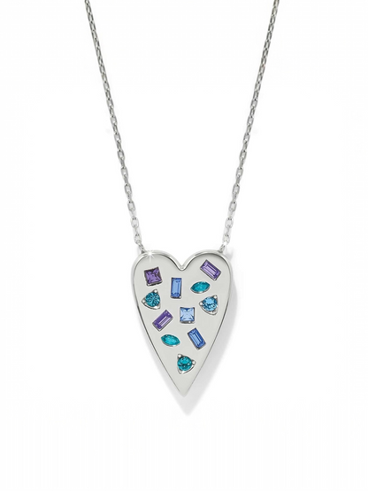 Brighton Love Message B Radiant Reversible Necklace
