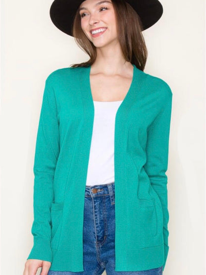 Salem Cardigan - Kelly Green