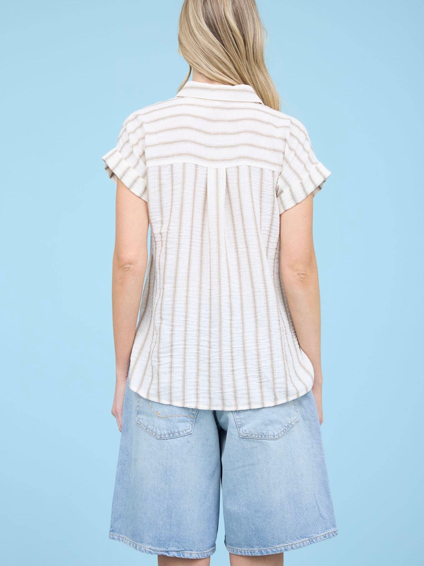 Camila Top - Light Khaki