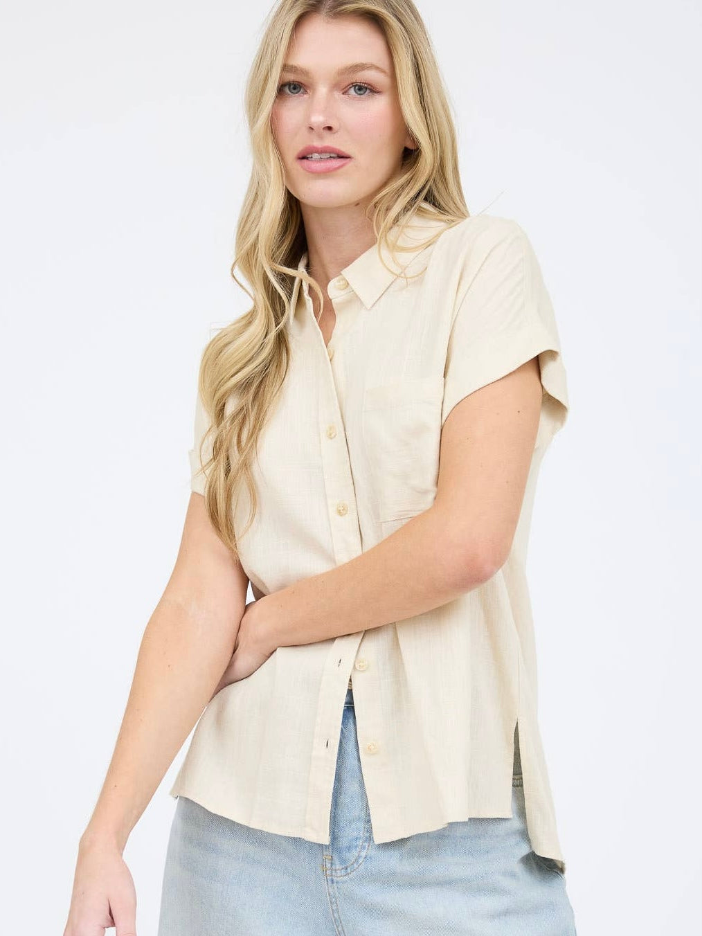 Stella Top - Light Taupe