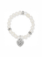 Brighton - Contempo Heart Pearl Stretch Bracelet