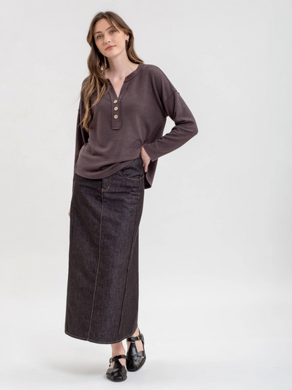 Sophie Top - Charcoal