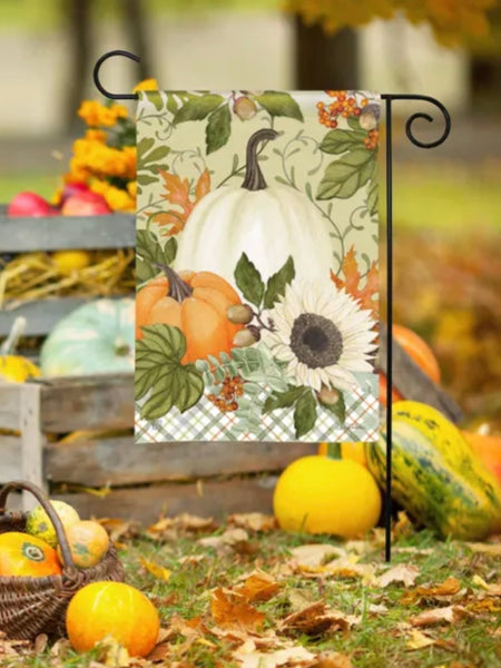 Farmhouse Fall Garden Flag (Flag Stand Sold Separately)