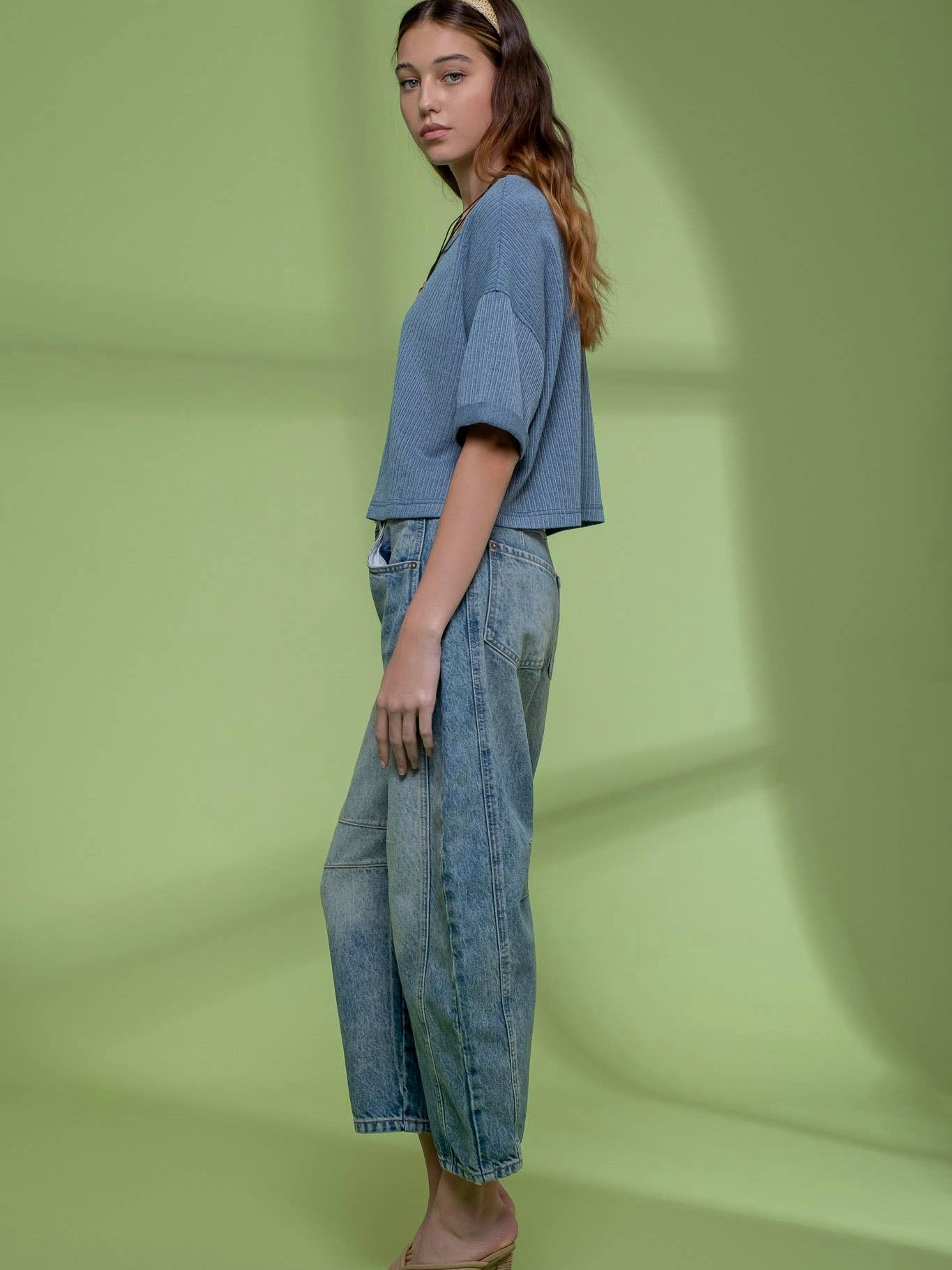 Eliana Top - Dusty Teal