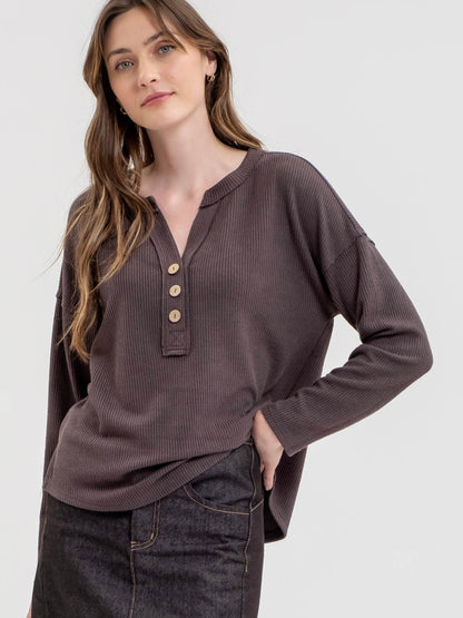 Sophie Top - Charcoal