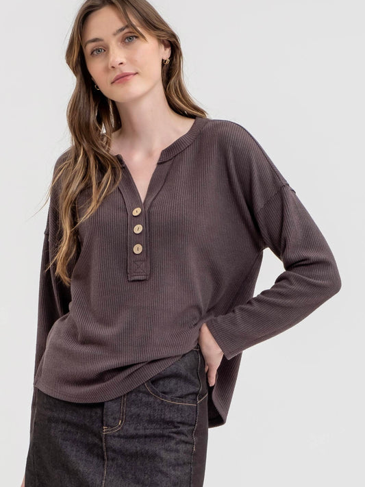 Sophie Top - Charcoal
